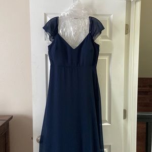 Large Navy Birdy Grey Devin Dress